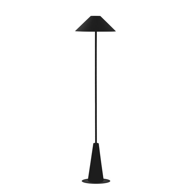 Lampa stojąca bezprzewodowa czarna Cannes IP54 zewnętrzna detal 02